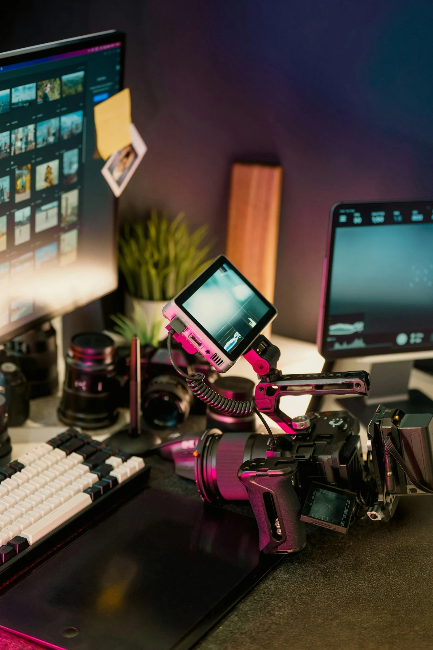 Camera and content creation equipment